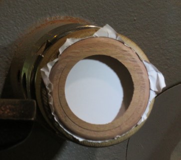 Set in a jam chuck to complete the ring of which half will be used
